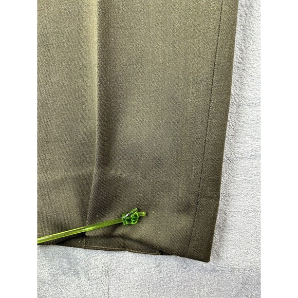 Vintage USMC Marine Uniform Pants Green SACO Uniforms 34 Long Wool - Picture 10 of 12